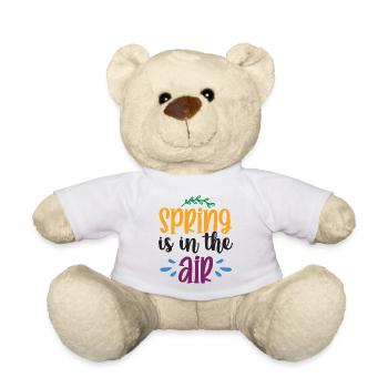 Spring is in the Air - Teddy Bear - white - Front