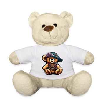 Ours en peluche / Peluche / Animal en peluche / Idée cadeau - Nounours - blanc - Devant