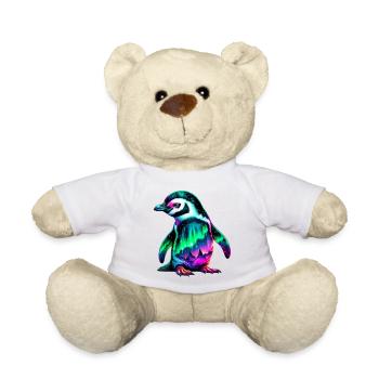 Manchot aurore boréale - Nounours - blanc - Devant