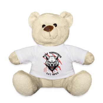 Wolf Whisperer - Teddy Bear - white - Front