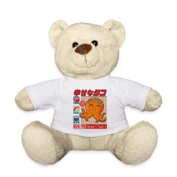 Happy Squid - Frais et savoureux - Nounours - blanc - Devant