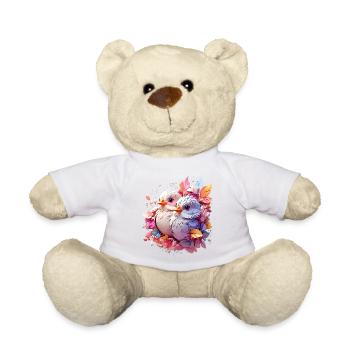 Vogel Bird V1 24 04 - Teddy Bear - white - Front