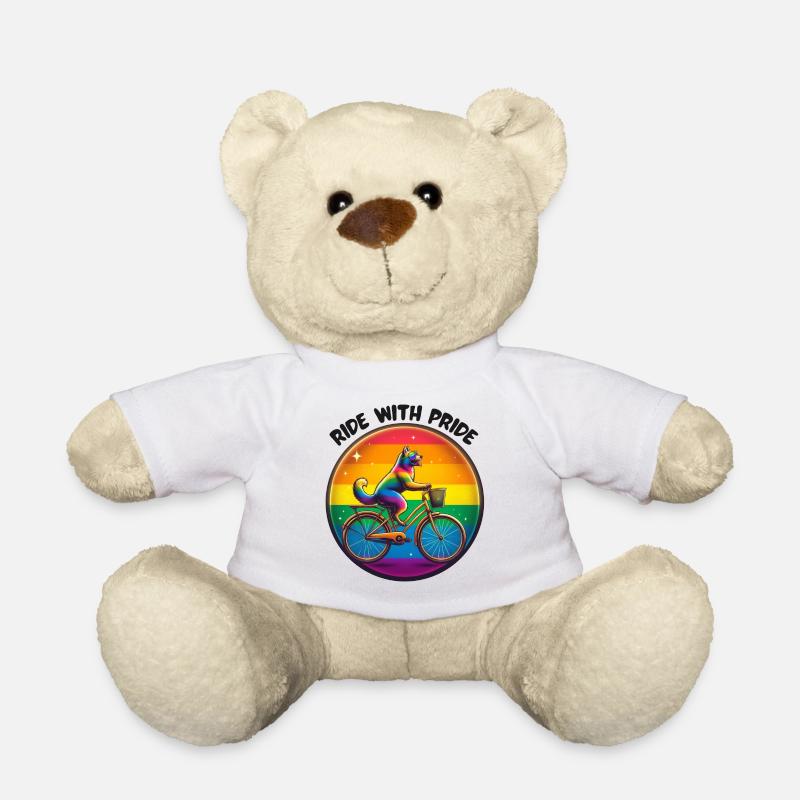 Roulez avec fierté - Nounours - blanc