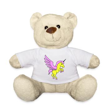 einhorn unicorn - Teddy - Weiß - Vorne