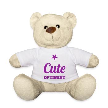 Enkel Geschenkidee - Teddy - Weiß - Vorne