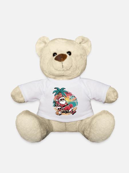 Weihnachten im Juli - Teddy - Weiß
