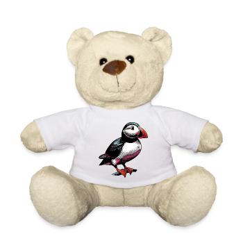 Macareux - Nounours - blanc - Devant