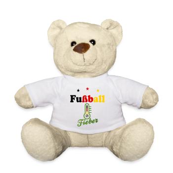Fußballer Sport Fieber - Teddy - Weiß - Vorne