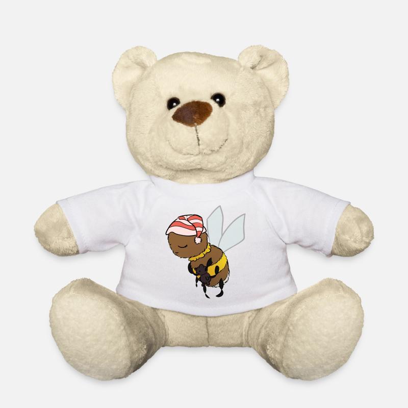 Bébé bourdon endormi - Nounours - blanc