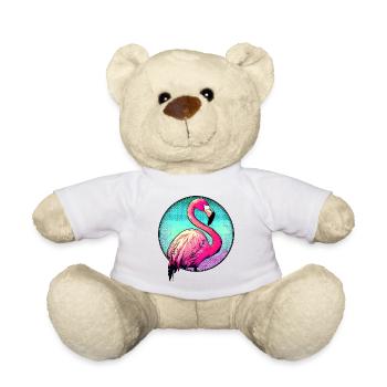 Flamingo - Teddy - Weiß - Vorne