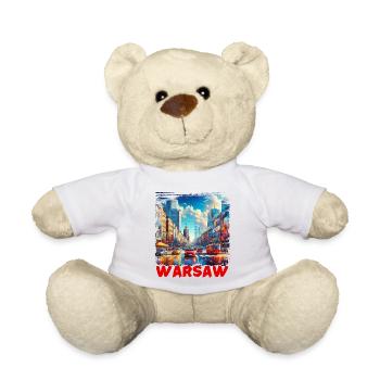 Varsovie - Nounours - blanc - Devant
