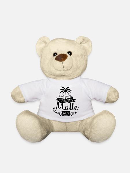 malle einer für alle - Teddy - Weiß