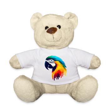 Papagei - Teddy - Weiß - Vorne