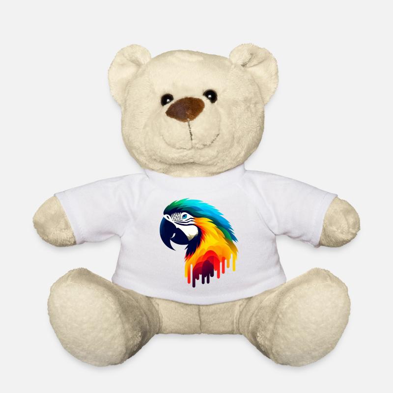 Perroquet - Nounours - blanc