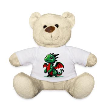 Drachen - Teddy - Weiß - Vorne