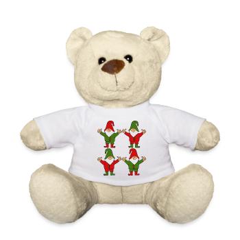 Nains gnomes - Nounours - blanc - Devant
