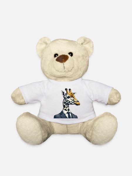 giraffe - Teddy Bear - white