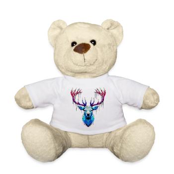 Ice Stag - Teddy Bear - white - Front