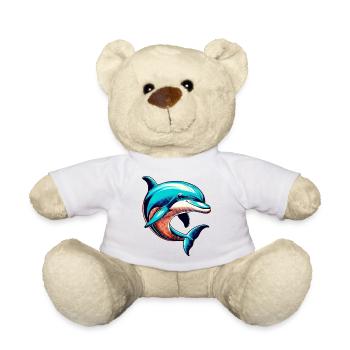 Delfin - Teddy - Weiß - Vorne