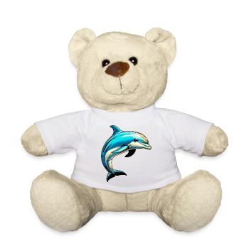 Delfin - Teddy - Weiß - Vorne