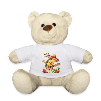 Taco Fiesta avec guitare et flair hispanique - Nounours - blanc - Devant
