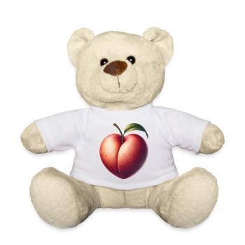 Pêche en forme de cœur : beauté du fruit - Nounours - blanc - Devant