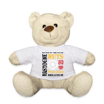 AVM Bastogne NUTS 80th Anniversary 1944 2024 Color - Teddy Bear - white - Front