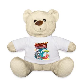 "Summer Feeling" - Teddy Bear - white - Front