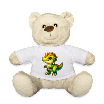 Dinosaur - Teddy Bear - white - Front