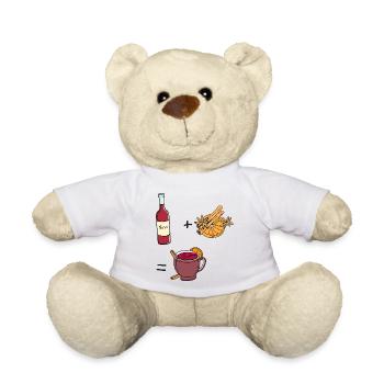 Glühwein - Teddy - Weiß - Vorne