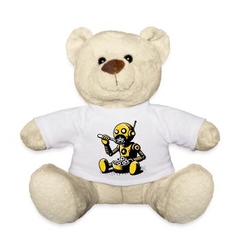 Robot extraterrestre extraterrestre - Nounours - blanc - Devant