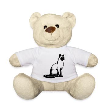 Siamkatze - Teddy - Weiß - Vorne