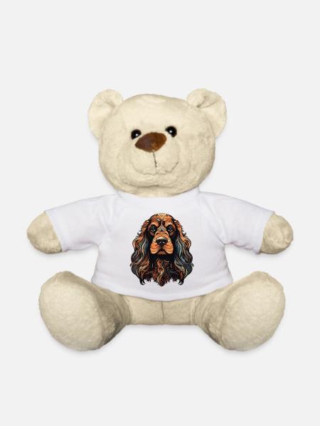 Hund Cavalier King English Cocker Spaniel - Teddy - Weiß