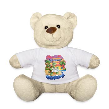 Funny Let's Celebrate Birthday Turtle - Teddy Bear - white - Front