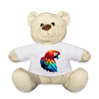 Perroquet - Nounours - blanc - Devant