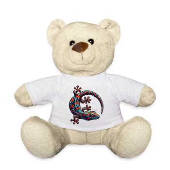 Gecko - Teddy Bear - white - Front