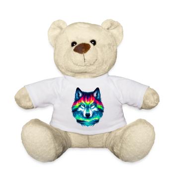Wolf - Teddy - Weiß - Vorne