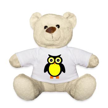 Hibou - Nounours - blanc - Devant