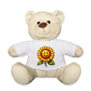 Sonnenblume - Teddy - Weiß - Vorne