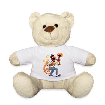 Posaune Troubadour - Teddy - Weiß - Vorne