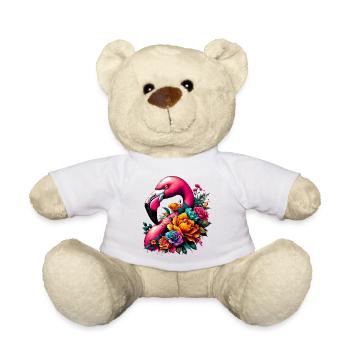 Flamingo - Teddy Bear - white - Front