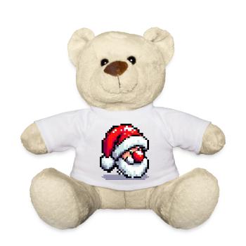 Nez rouge, Pixel Charm : Père Noël - Nounours - blanc - Devant