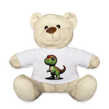 Dinosaure - Nounours - blanc - Devant
