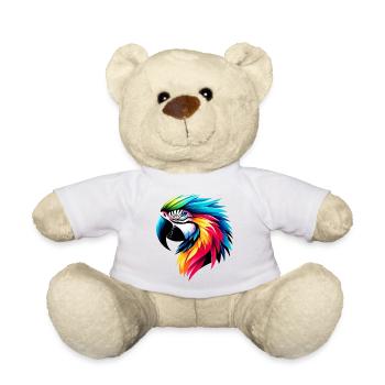 Papagei - Teddy - Weiß - Vorne