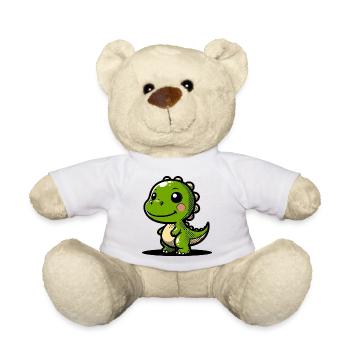 Dinosaure - Nounours - blanc - Devant
