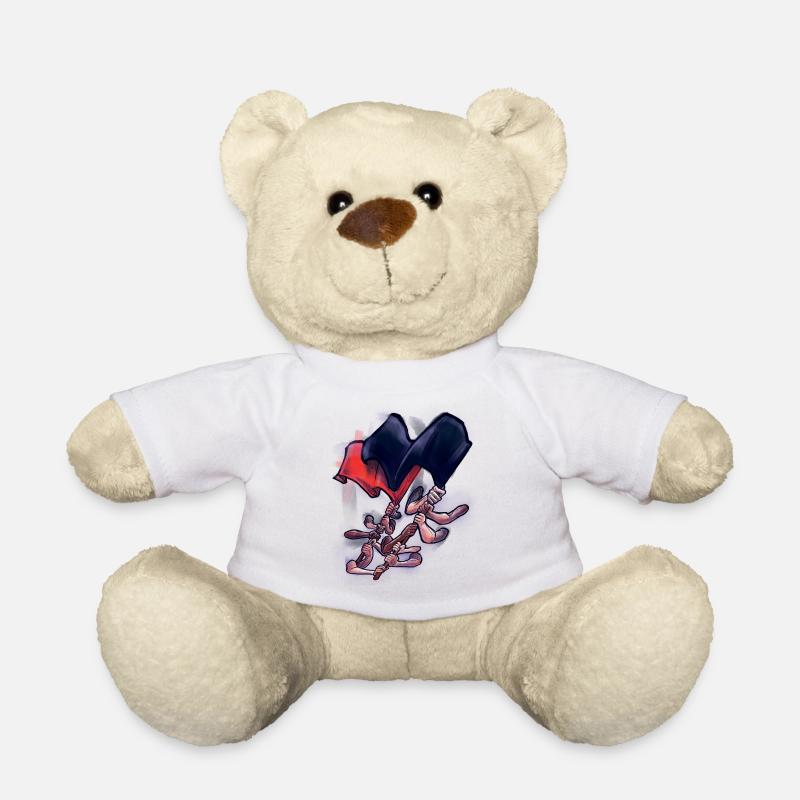 AntiFa - Teddy Bear - white
