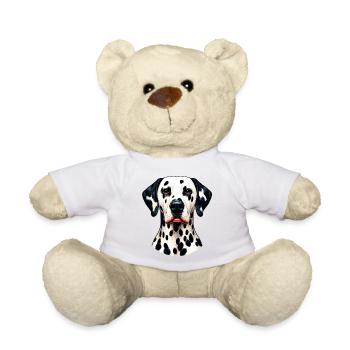 Dalmatian Dog - Teddy Bear - white - Front