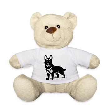 Chien de berger belge malinois - Nounours - blanc - Devant