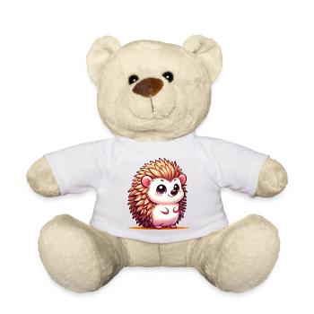 Hedgehog - Teddy Bear - white - Front