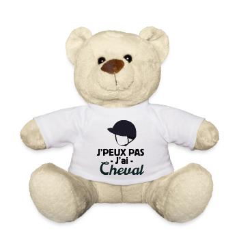 Cheval De Rêve - Chevaux - Poney - Nounours - blanc - Devant